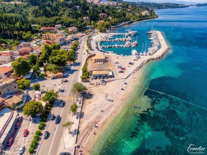 Corfu Bay Sea View Apartments 100M From The Beach Benitses  Luaran gambar
